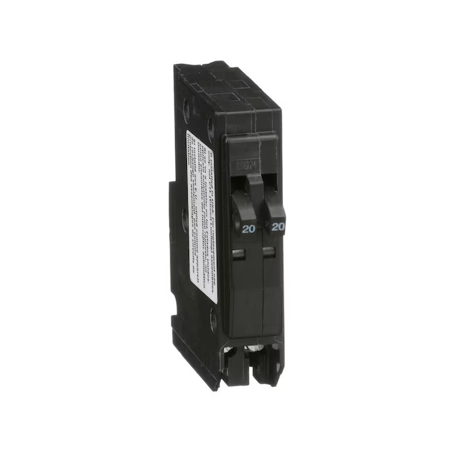Square D Schneider QO 20 Amp Tandem Circuit Breaker QO2020C