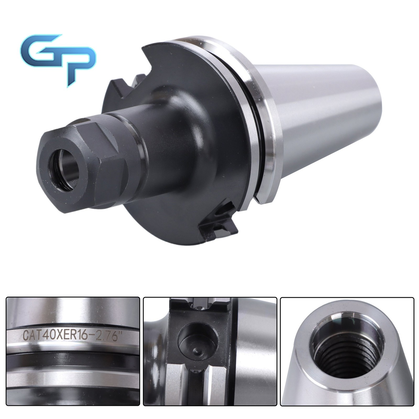 10 pcs CAT40-ER16 Collet Chuck 2.76″ 70mm Length Tool Holder Set