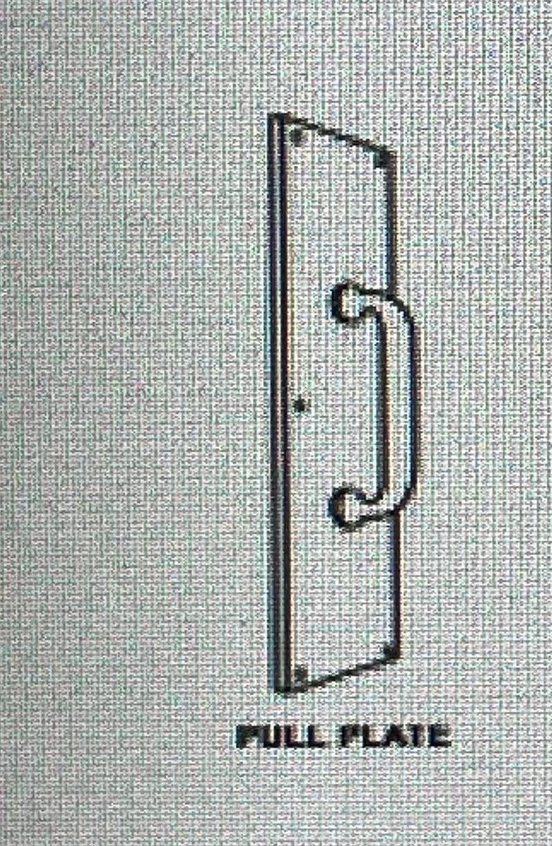 Cal-Royal PULPL3515 Pull plate US3