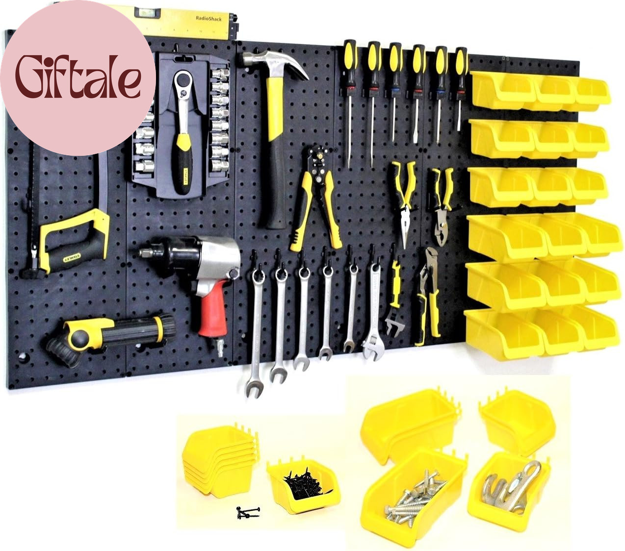24″ X 48″ Pegboard Wall Organizer – Kit (PK-312-B) Peg Board Organizer Accessori