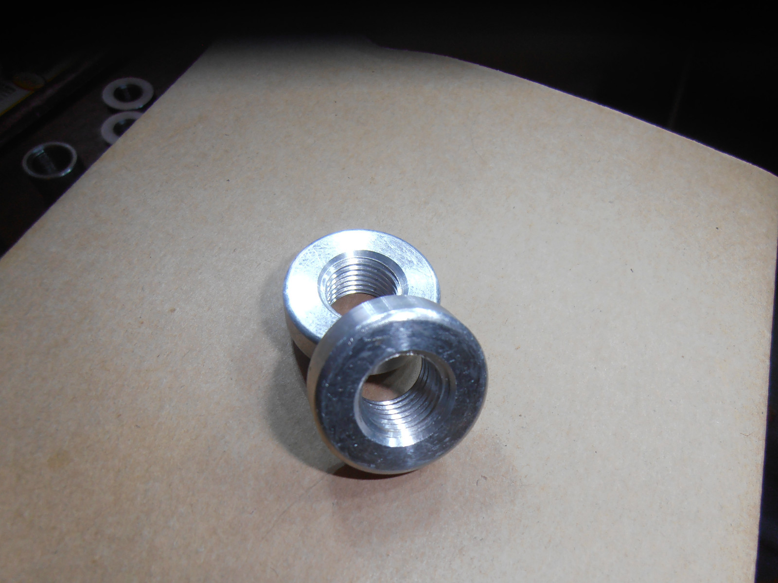 3/8-18 NPT. Weld Bungs STEEL chopper made in the USA.