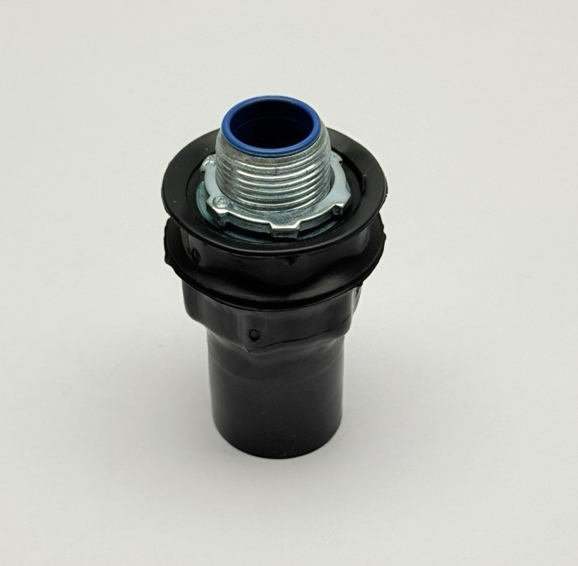 OCAL T&B ST3/4-G 3/4″ PVC COATED LIQUIDTIGHT CONNECTOR, GRAY