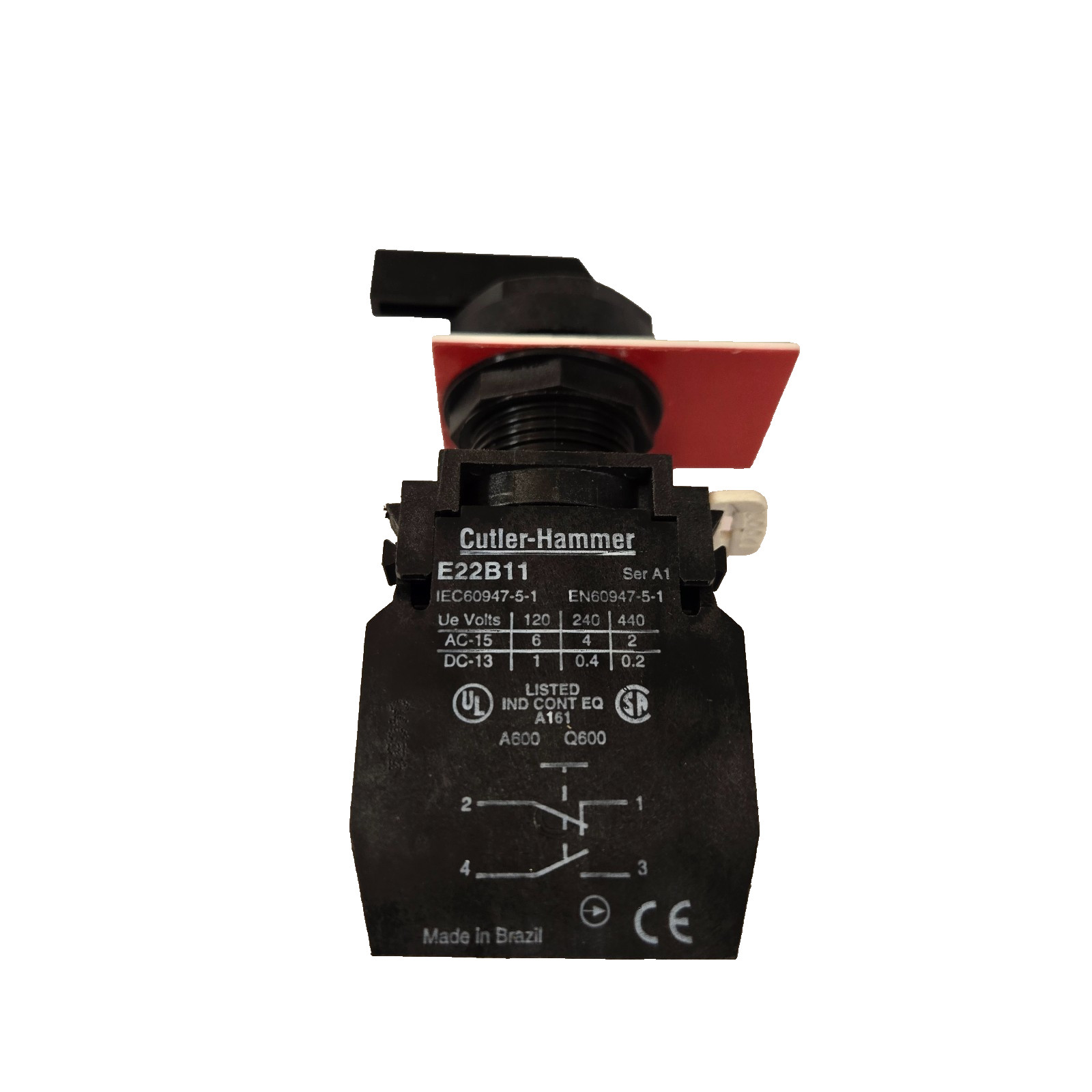 Cutler Hammer E22 Switch Type Assembly Includes E22B11 and E22B2 Switches