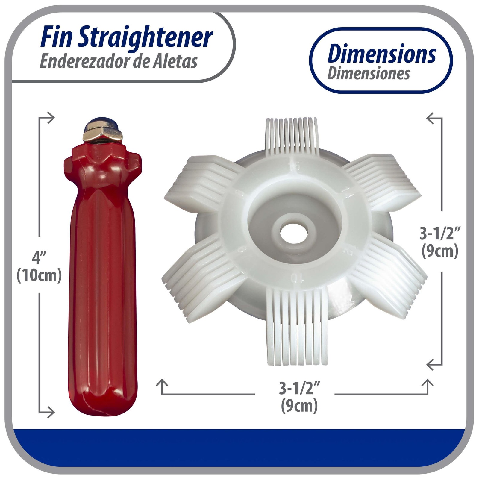 Appli Parts APT-FS351 Plastic AC fin comb straightener tool for condenser evapor
