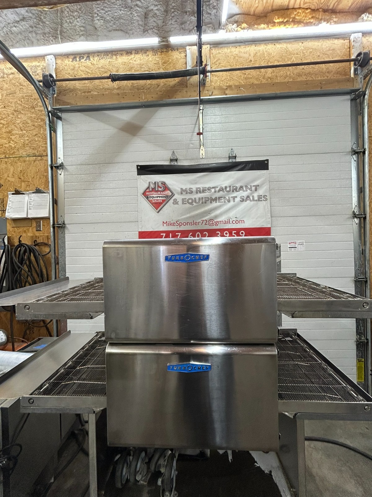 Turbochef HHC2020 High Speed Double Conveyor Pizza Ovens Refurbished and Works