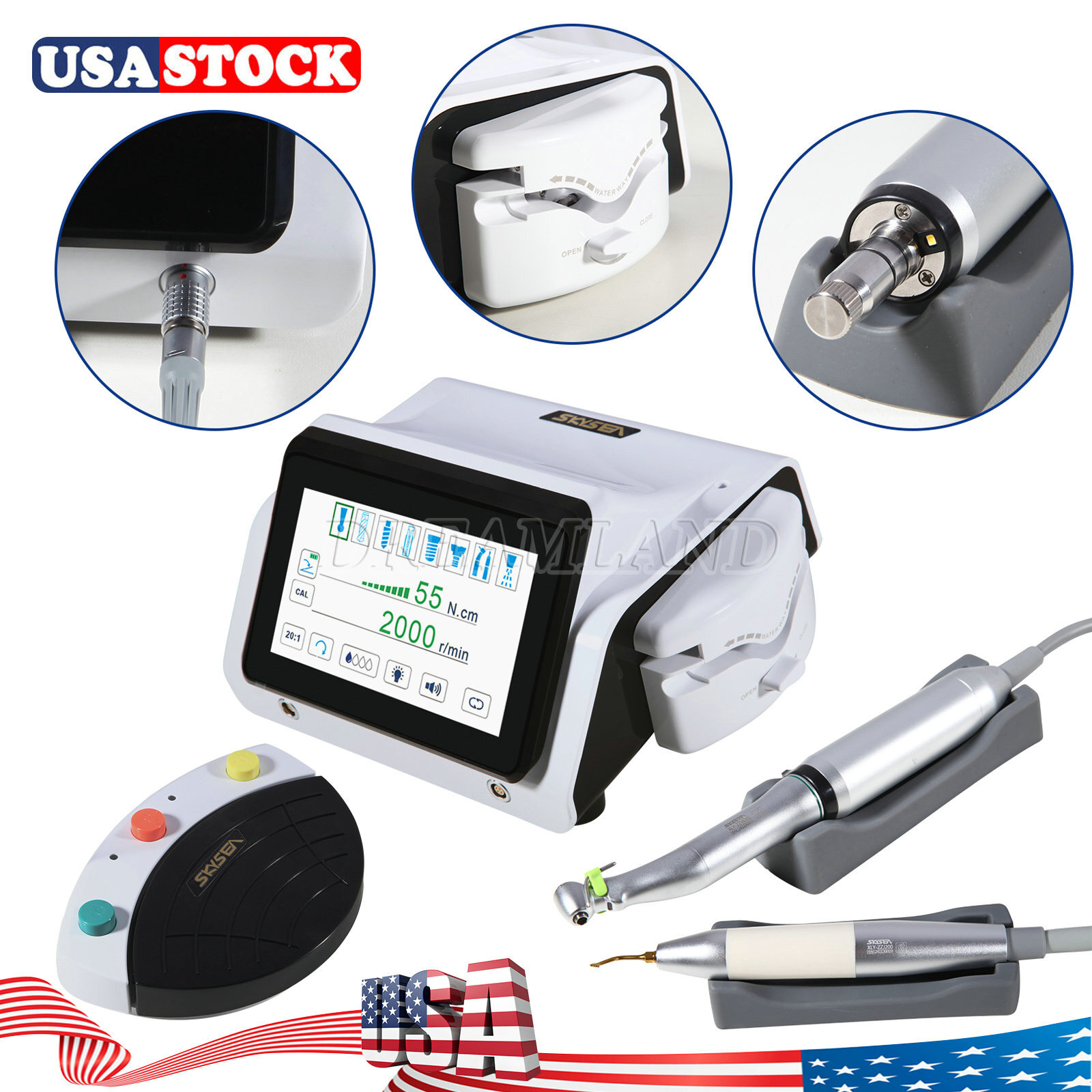 Dental Piezo Motor 2 IN 1 SURGIC TOUCH Surgery & Implant Bone Cutter CE & FDA