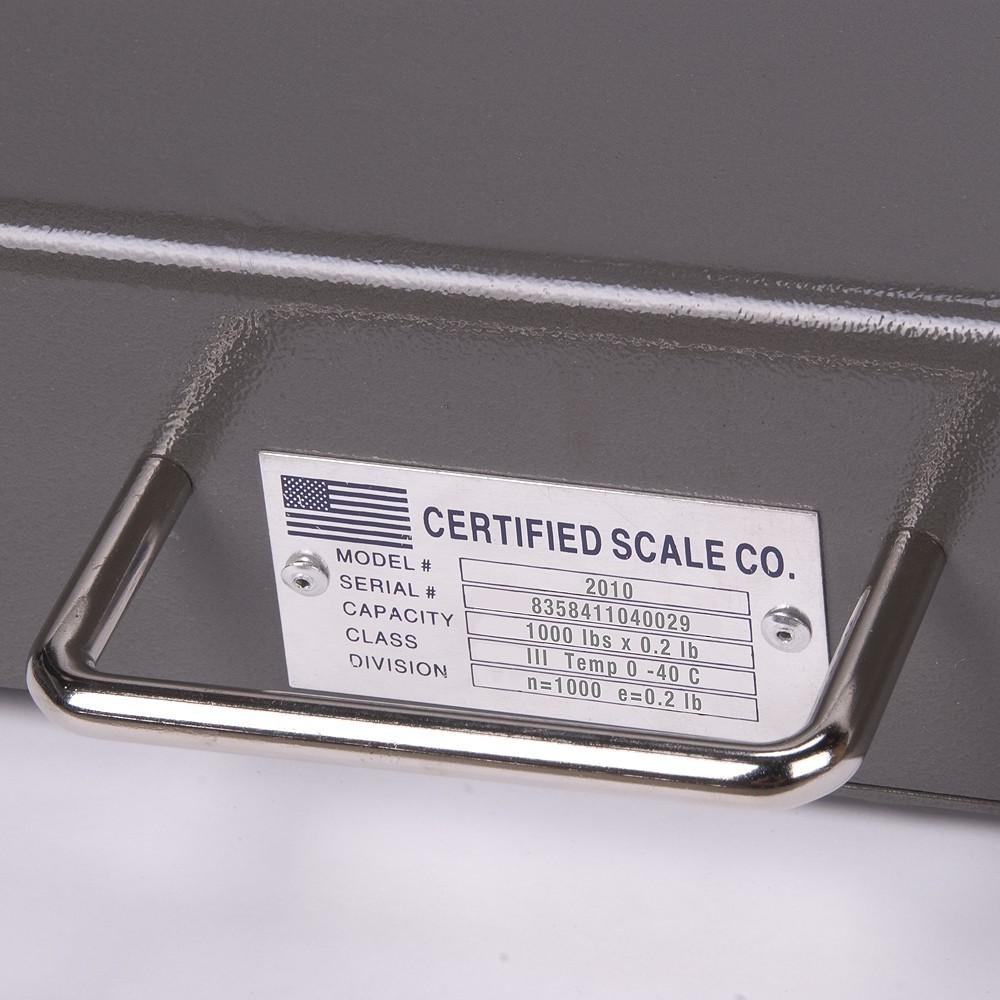 NTEP Certified Industrial Portable Drum scales 48″ x 48″ Platform Size 1000 lbs