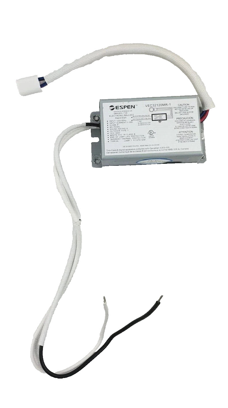Ballast VEC32120MR-1 By Espen Input 120V 60Hz OVC 300V 32W