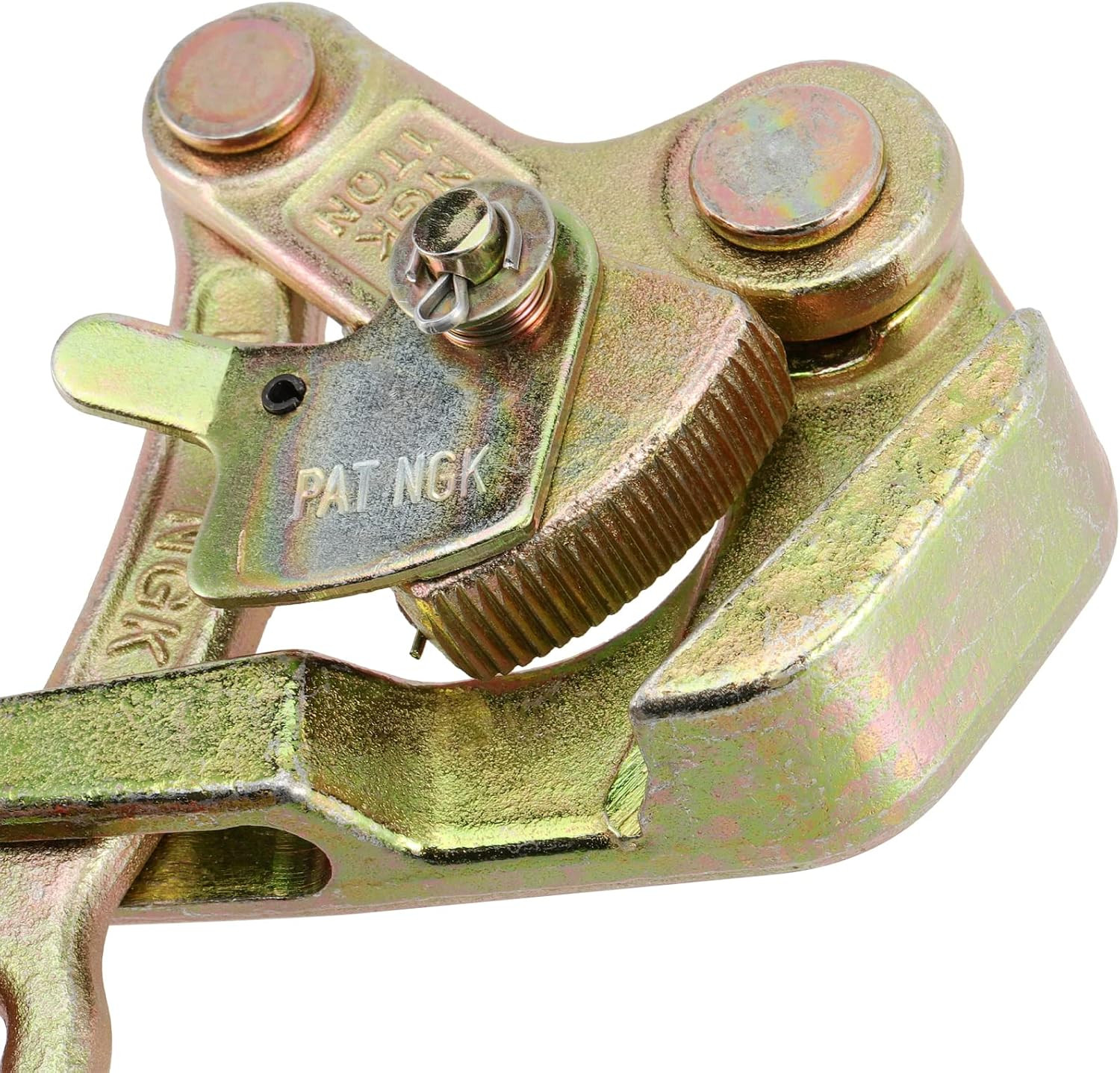JOIKIT 2 PCS 1 T 2204 Lbs Cable Grip Wire Grip Puller Wire Gripper Steel Cable P