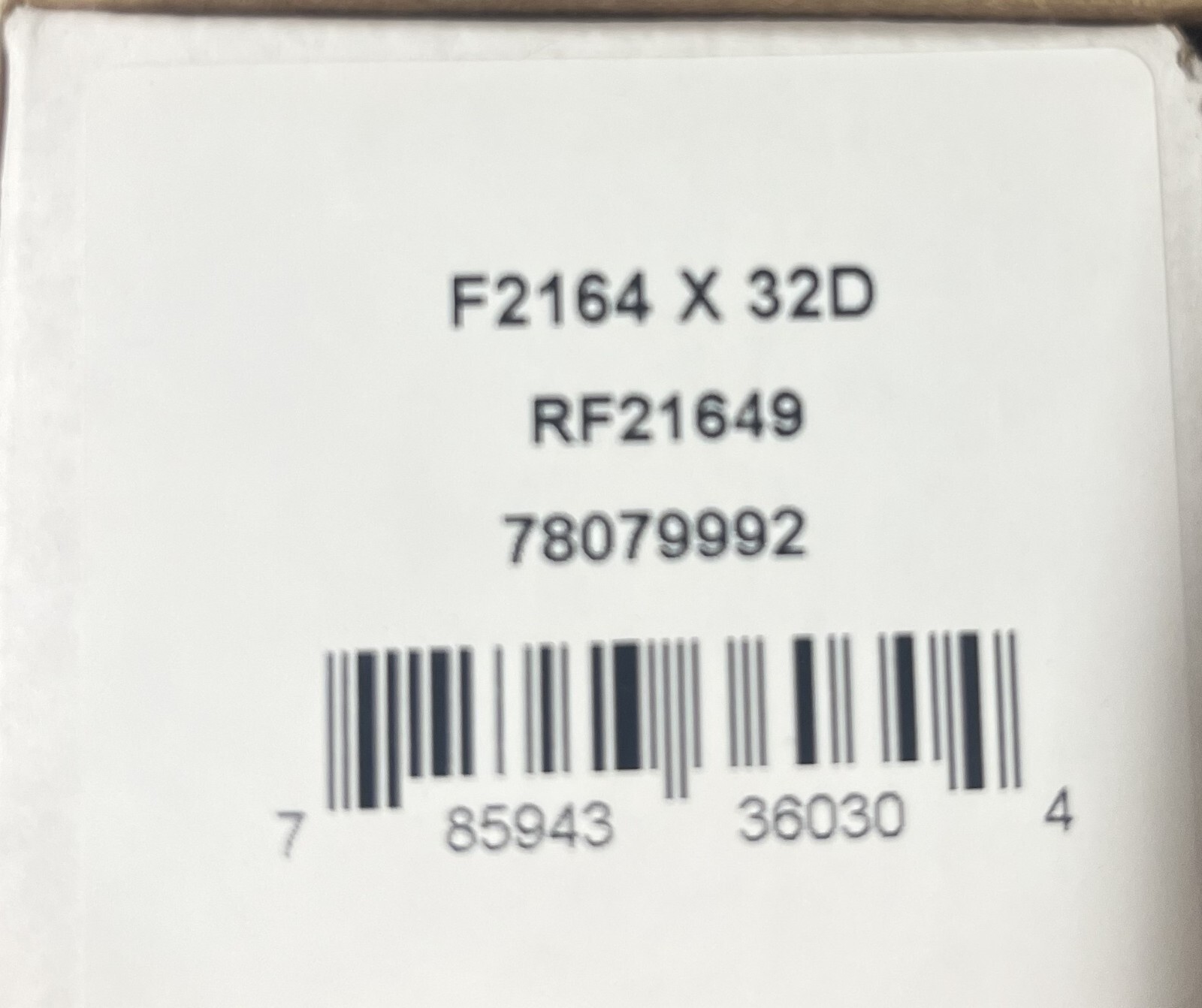 RCI F2164 32D