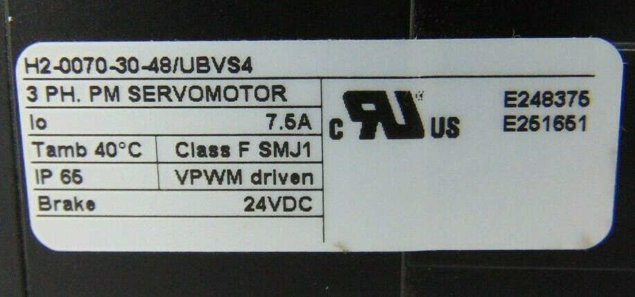 LTi Drives LSH-050-3-30-48/T1,B,V,S4, 3PH PM Servo Nuegart PLE 60 F-Nr 2148743-1
