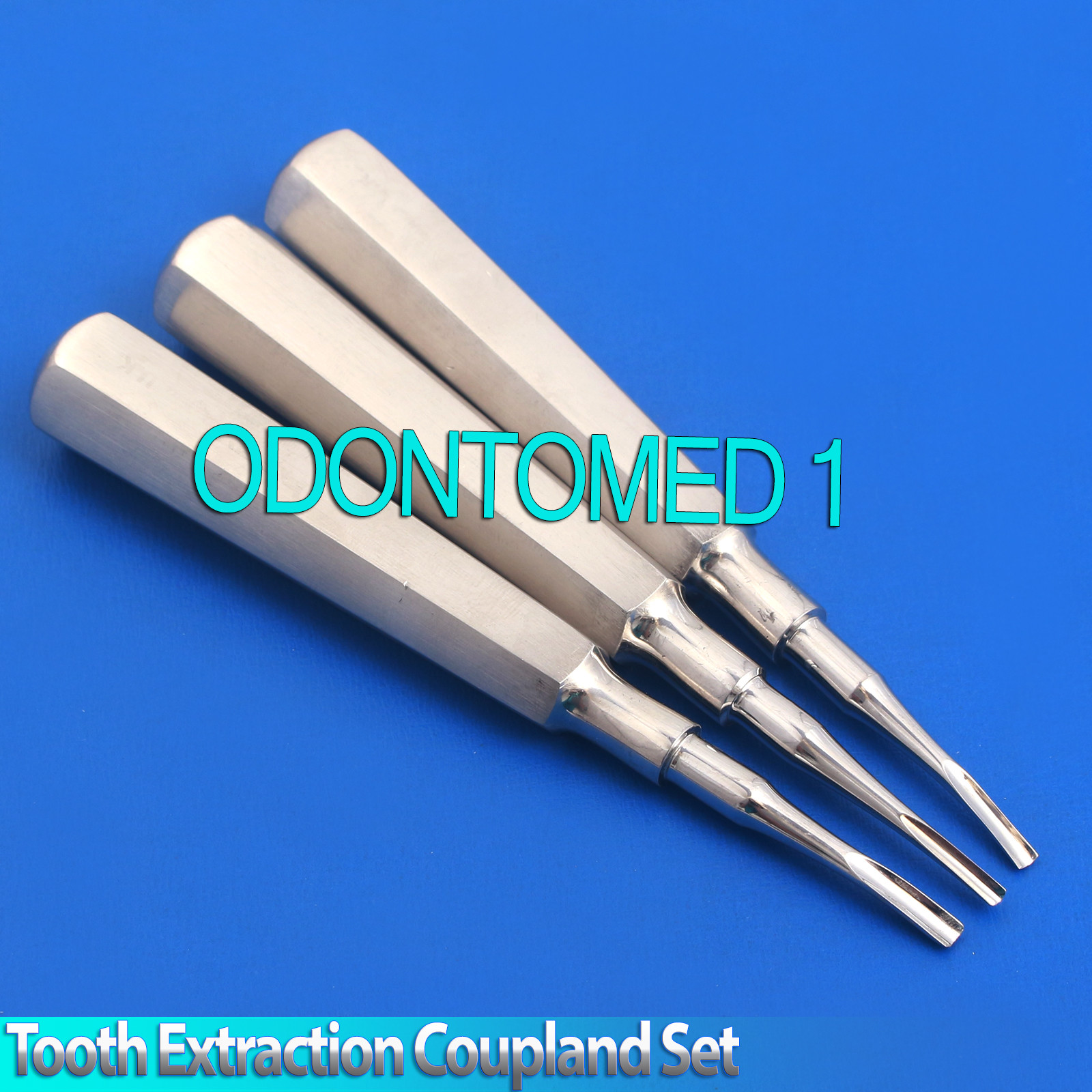 Coupland Chisel No1,2,3 Root Elevator, Tooth extraction, Dental Oral Surgery