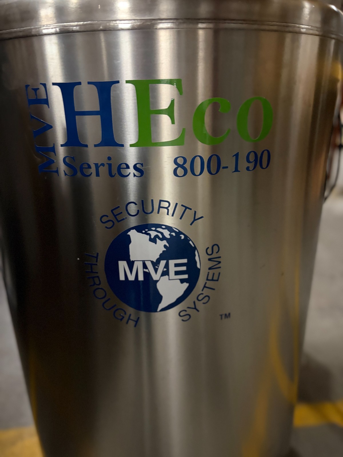LN2 Freezer MVE HEco series 800-190 Model 819P-190AF-TS (touch screen) Mfd. 2022