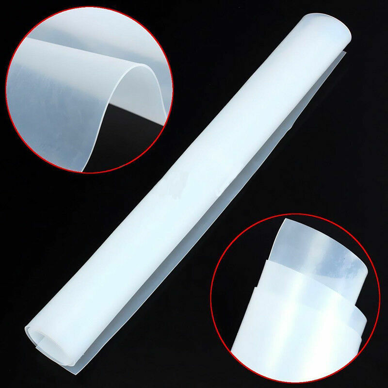 Intbuying New 20″x20″ 1mm Thicknes Silicone Rubber Sheet Translucent