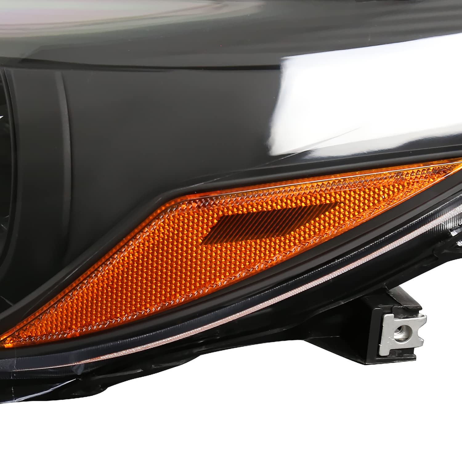 Black Projector Headlights for 2015-2017 Toyota Camry Pair Headlamps Assembly