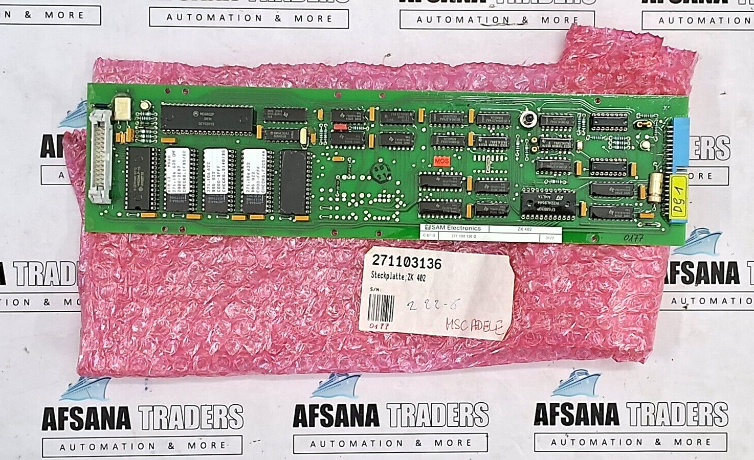 SAM ELECTRONICS ZK 402,271.103 136.0/ 272.301.116 D PCB CARD