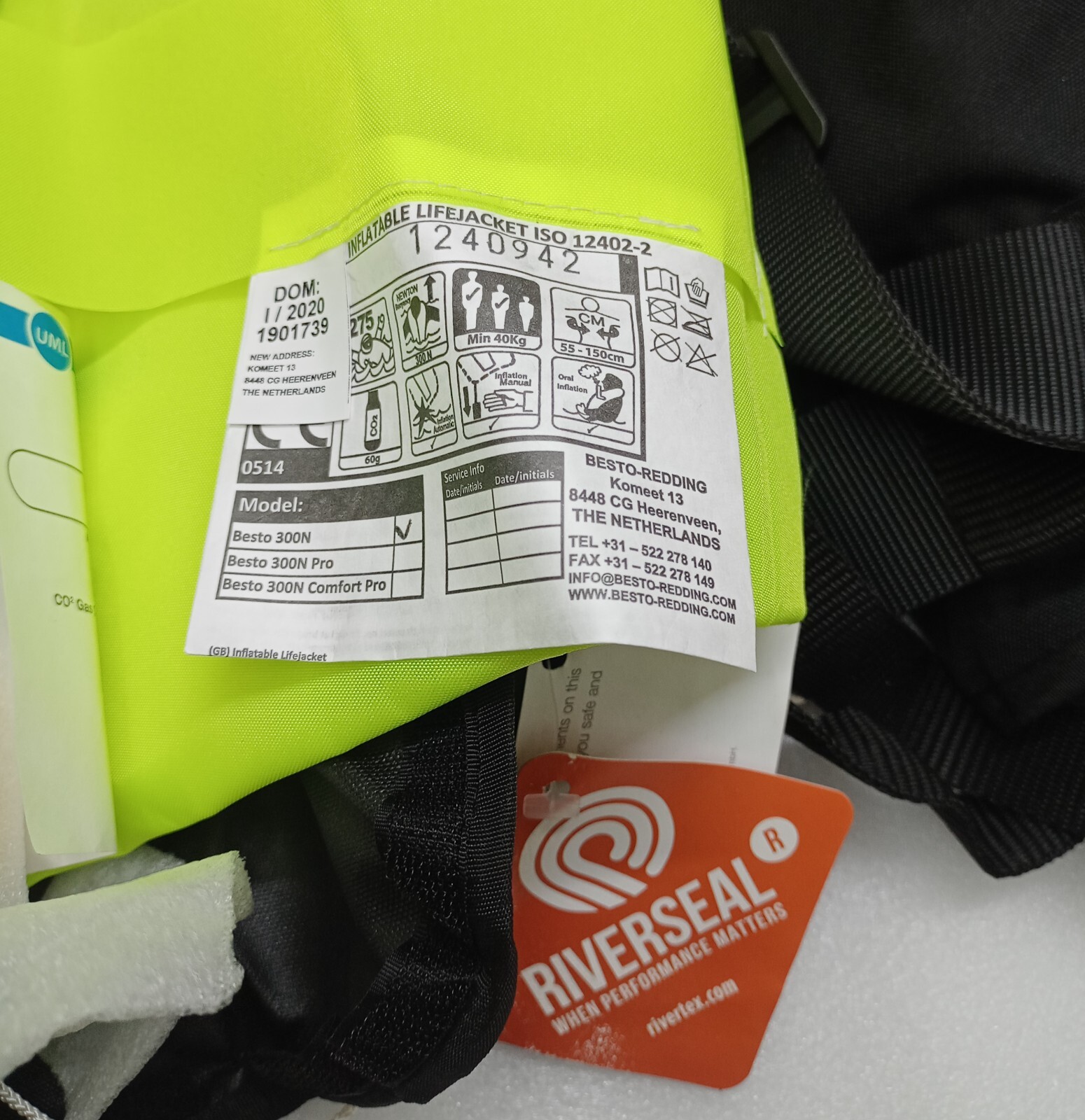 Besto Life Jacket Automatic Seafit 300N