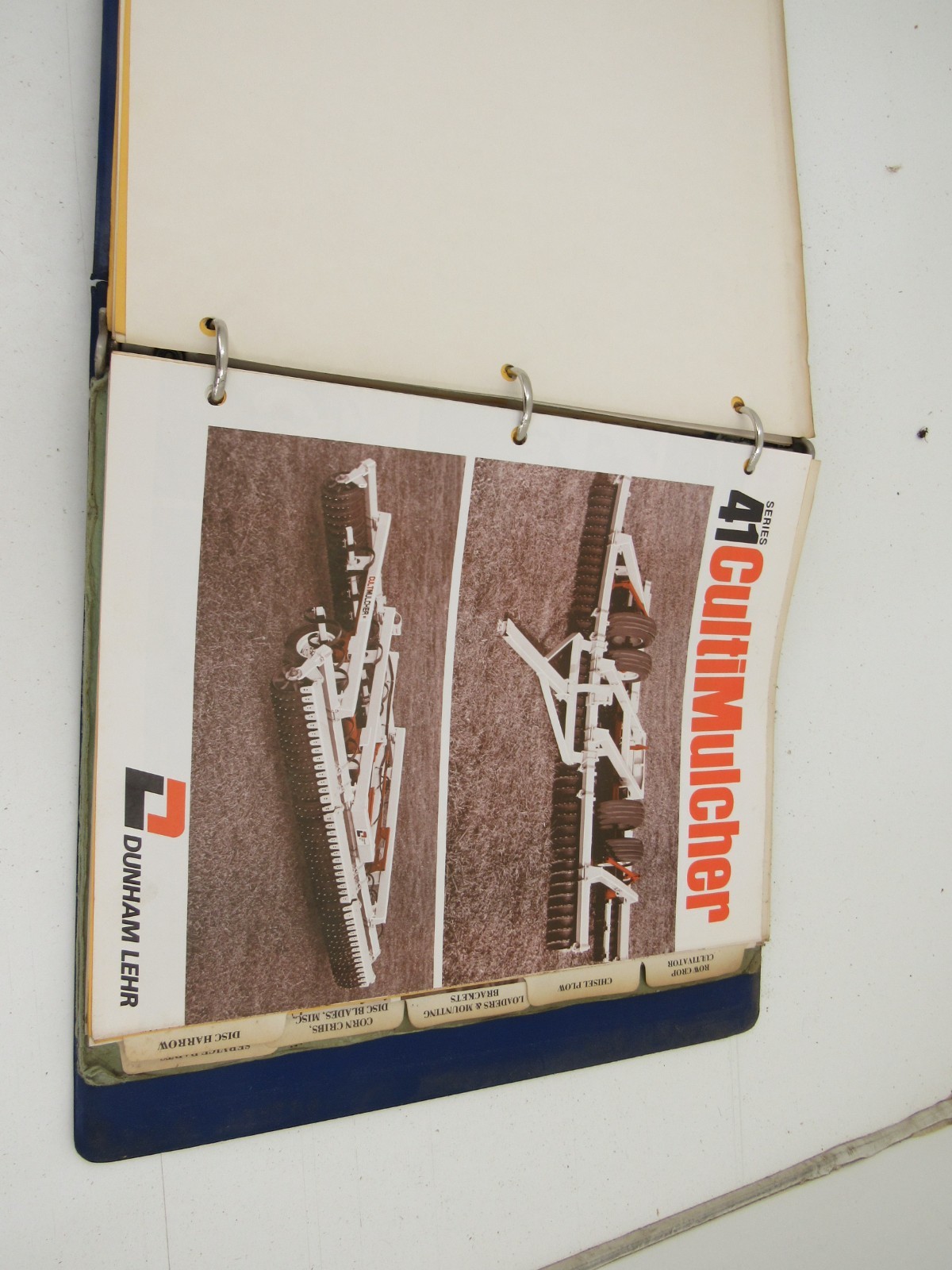 Dunham Lehr Richmond, IN Tillage Literature Price Lists 1981 Cultimulcher etc
