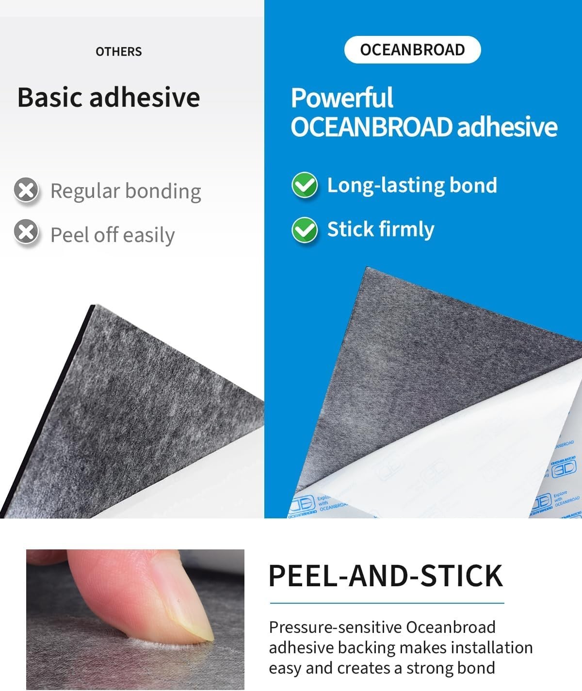 Boat Flooring EVA Foam Self-Adhesive 96»x45.6»/36»/28.8»/16.8» Faux Teak…