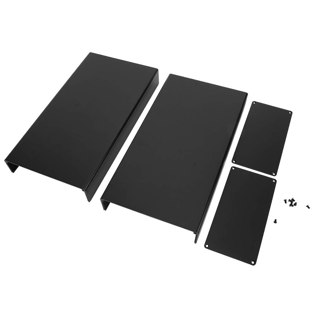 Aluminium Project Box, 80 x 160 x 300mm Aluminium Enclosure PCB Junction Box Elect…