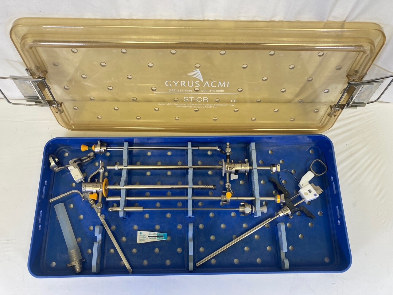 11 Piece Gyrus ACMI Resectoscope Cysto Tray PKFL EIWE Inner Outer Visual w/ Tray