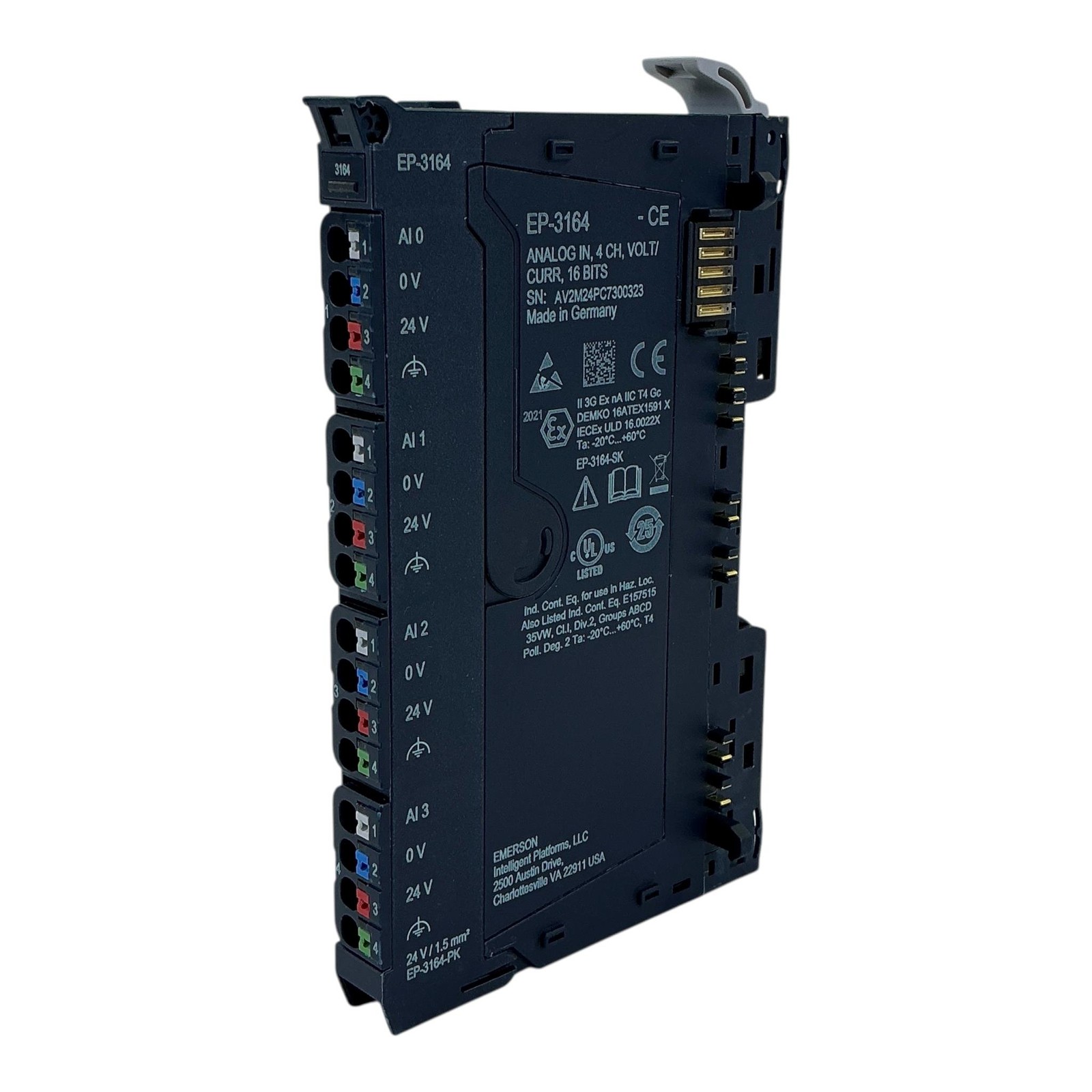 GE Emerson PacSystems RSTi-EP EP-3164 Analog Input Module