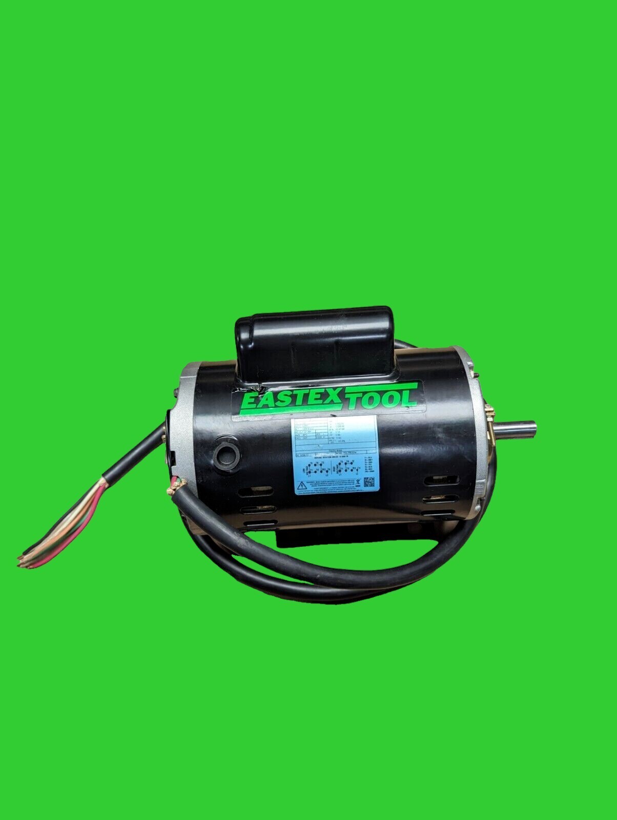 EASTEX TOOL REPLACEMENT MOTOR FITS RIDGID 1224 26237 115V, 1 PHASE, 60HZ