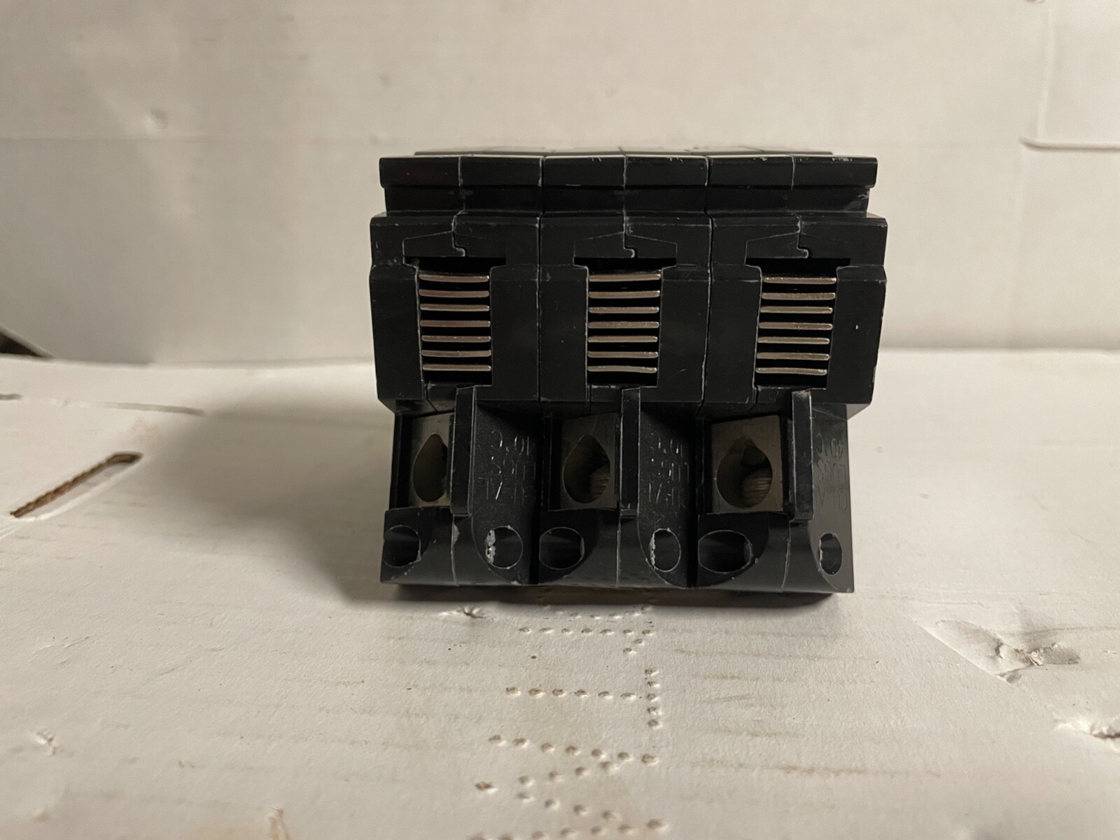 Federal Pacific Electric 3 Pole 20 Amp Type NBA Stab-Lok Circuit Breaker