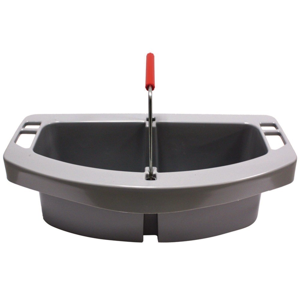 Rubbermaid 2-Compartment Maid Caddy w/ Handle (Gray) 2649GRA NEW