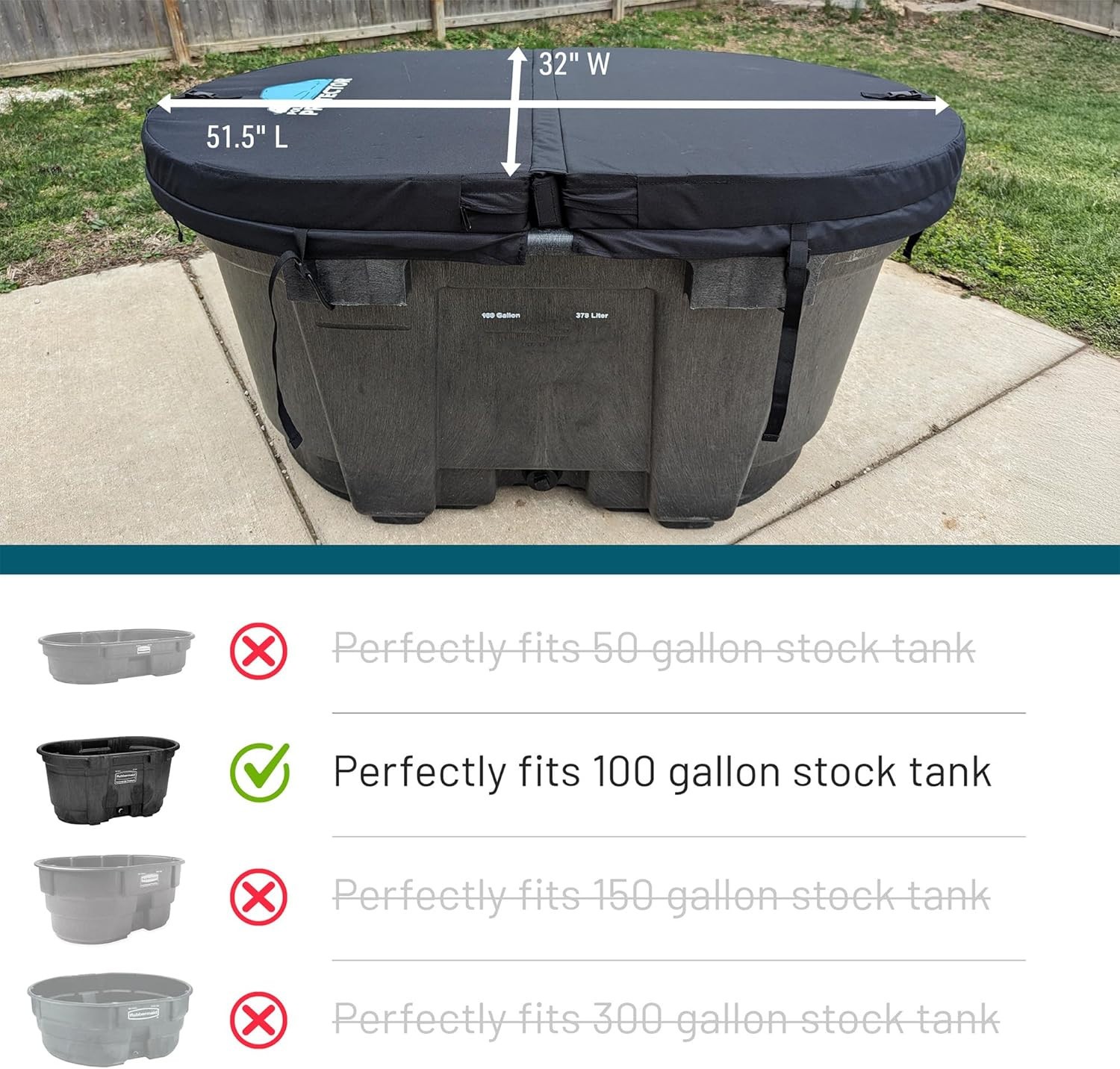 Insulated HARD Stock Tank Cover Ice Water Therapy Hot Tub Cover Waterproof