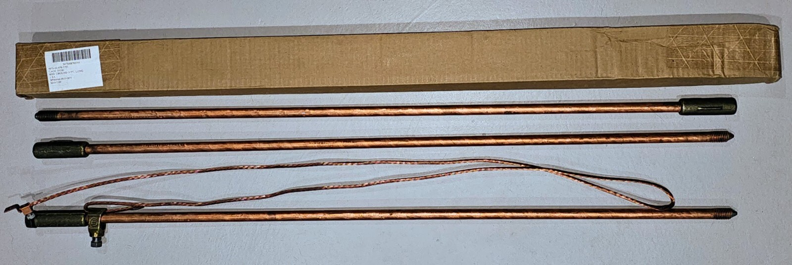 Military/DOD – Grounding Rod Kit (9 FT) – NSN 5975-00-878-3791 – P/N AA55804-3B