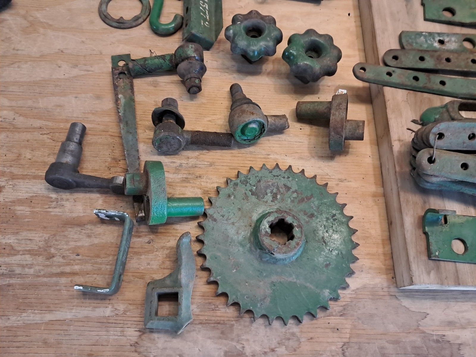LOT Of Parts Farm Johnn Deere Baler Or Mower Parts JD Equipment Os279