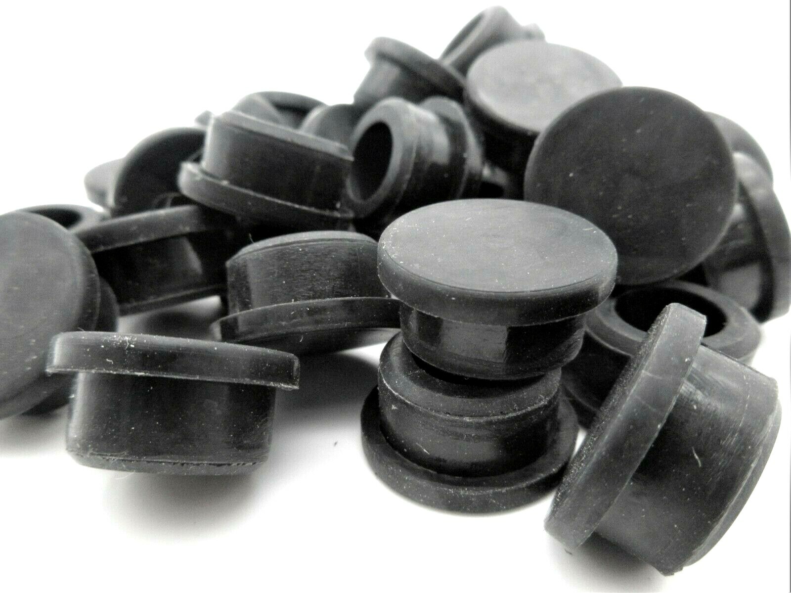 Silicone Rubber Stopper Plug Push In Compression Stem 12 Sizes 15 per Package