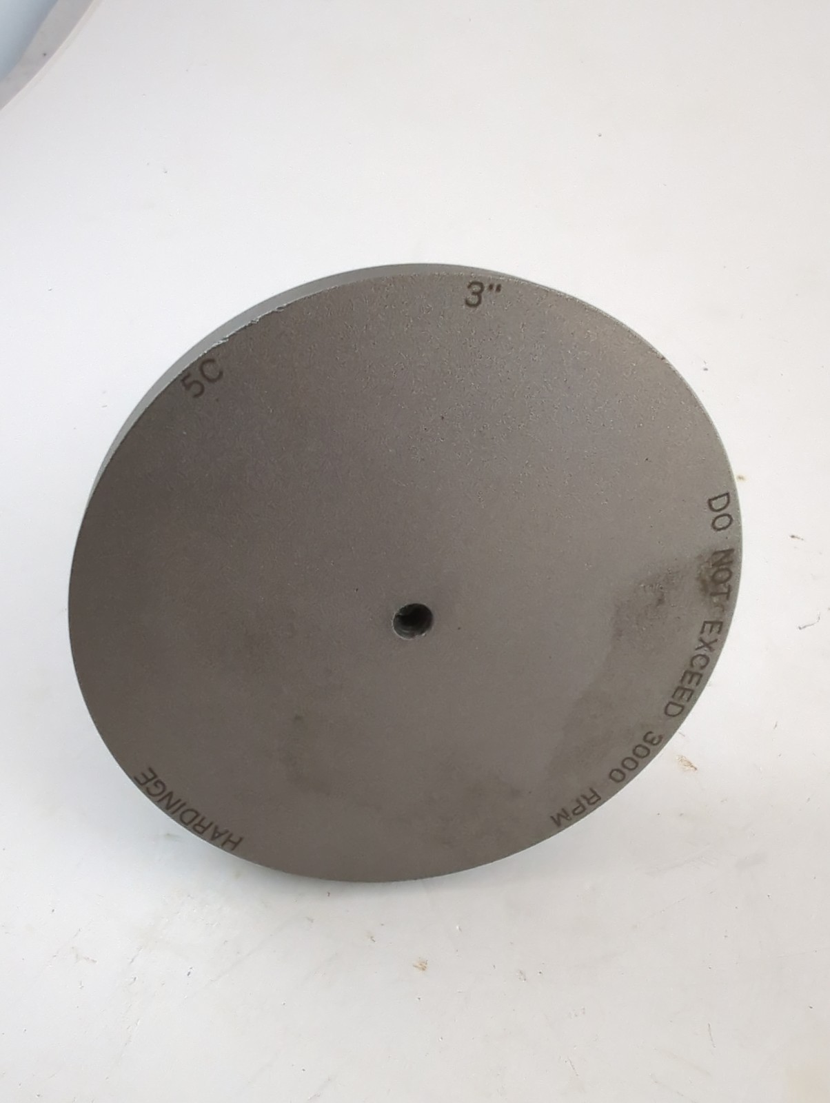 Hardinge 3” 5C Blank Step Chuck No Slots Plug Lathe Emergency Collet Fixture