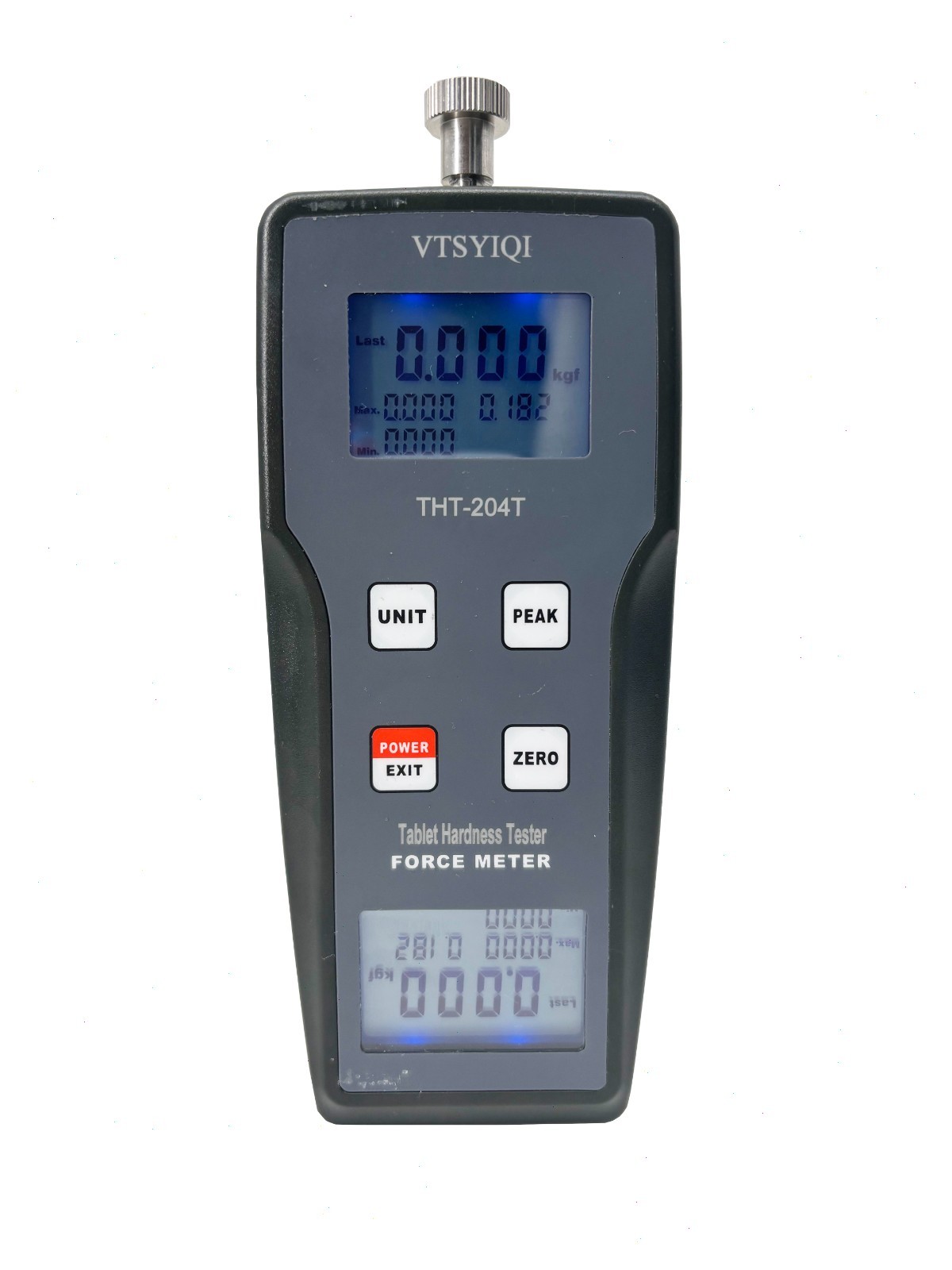 Tablet Hardness Tester Machine with Precision ±0.5%FS (Range) + 1 Digital Peak