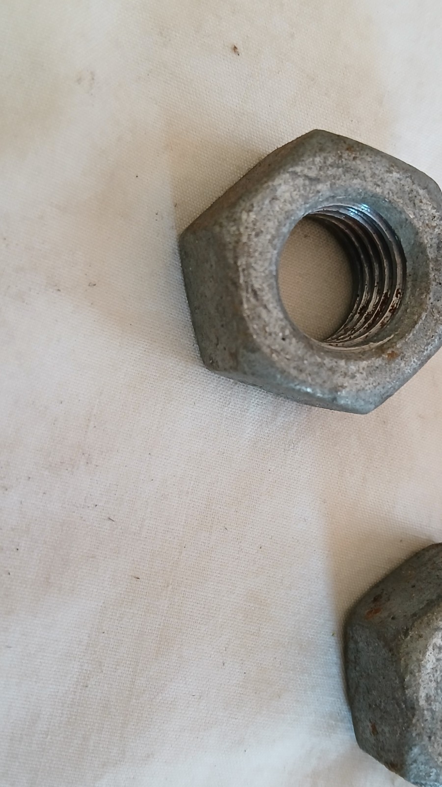 Galvanized nuts 5/8-11 Heavy Hex Box of (50)