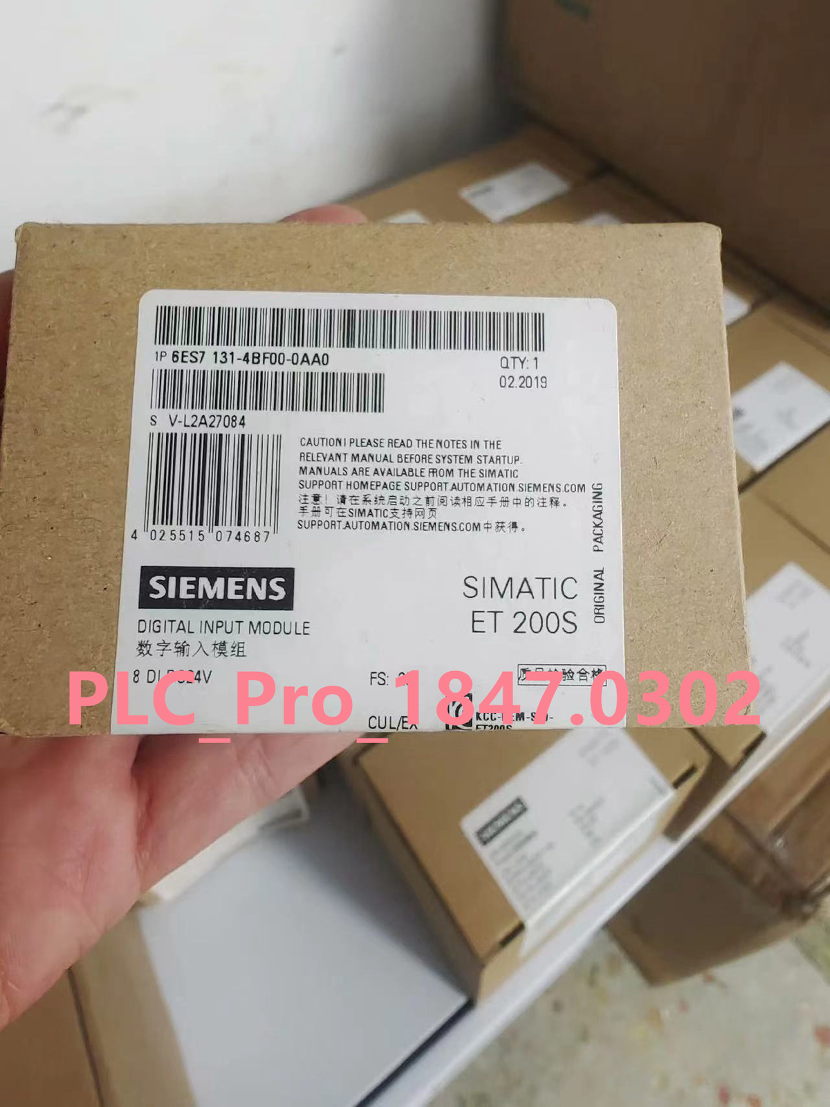 6ES7131-4BF00-0AA0 1PCS Brand New Siemens 6ES7131-4BF00-0AA0 Fast delivery