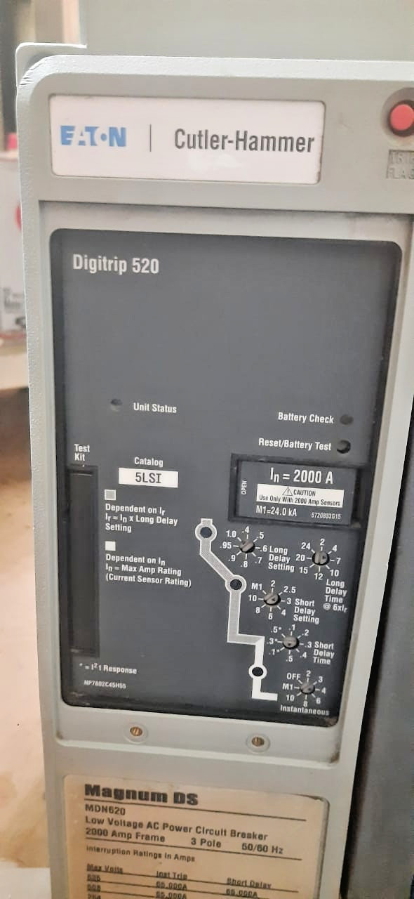 Eaton Cutler-Hammer Magnum DS MDN620 BREAKER – 2000 A – FAST SHIPPING