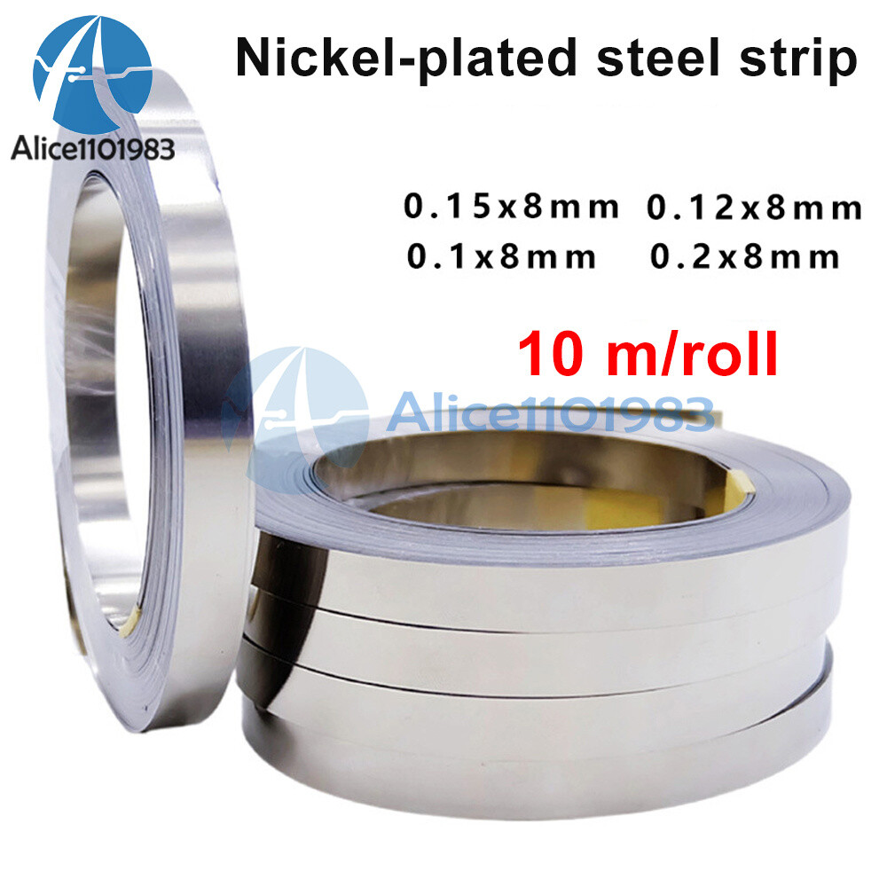 0.1/0.12/0.15/0.2mm Nickel Plated Steel Strap Sheet For Battery Spot Welder