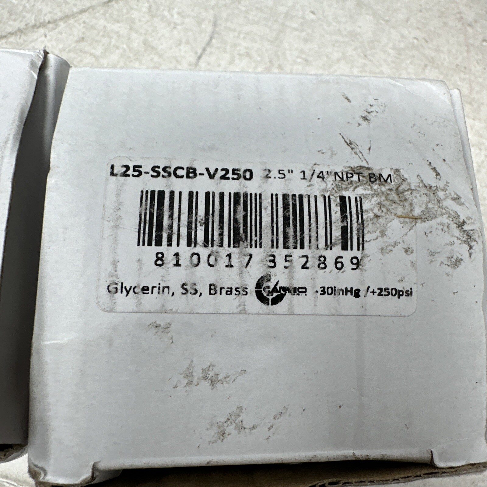 Carbo instruments,L25-SSCB-V250, 2.5″ , Lot of TWO/NIB/FREE SHIPPING!