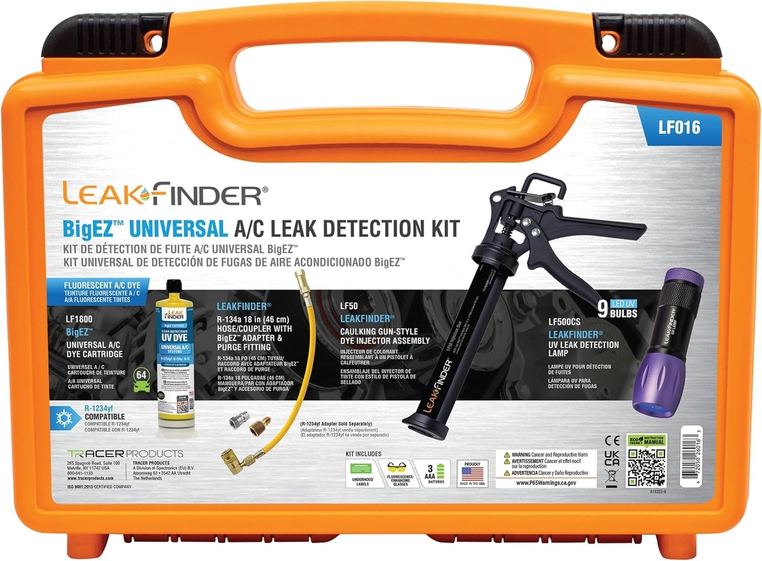 BIGEZ 8oz AC Refrigerant Leak Detection Kit: Efficient Solutions for Mechanics