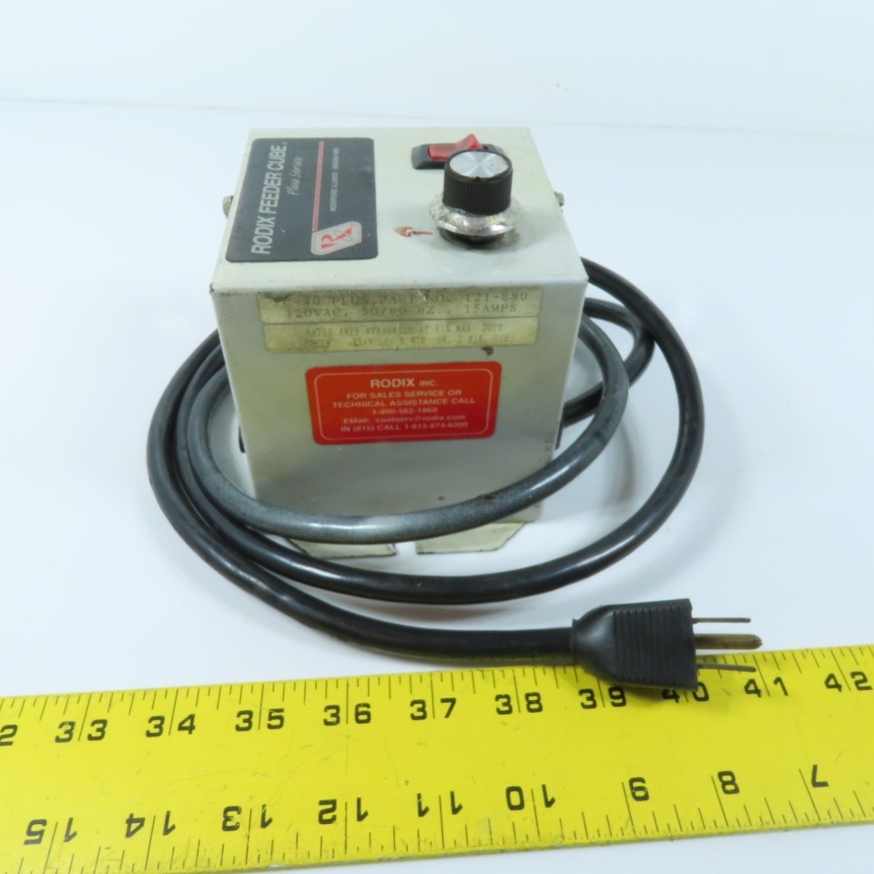 Rodix 121-880 FC-40 PLUS Vibratory Feeder Cube Plus Series Controller 120VAC 15A