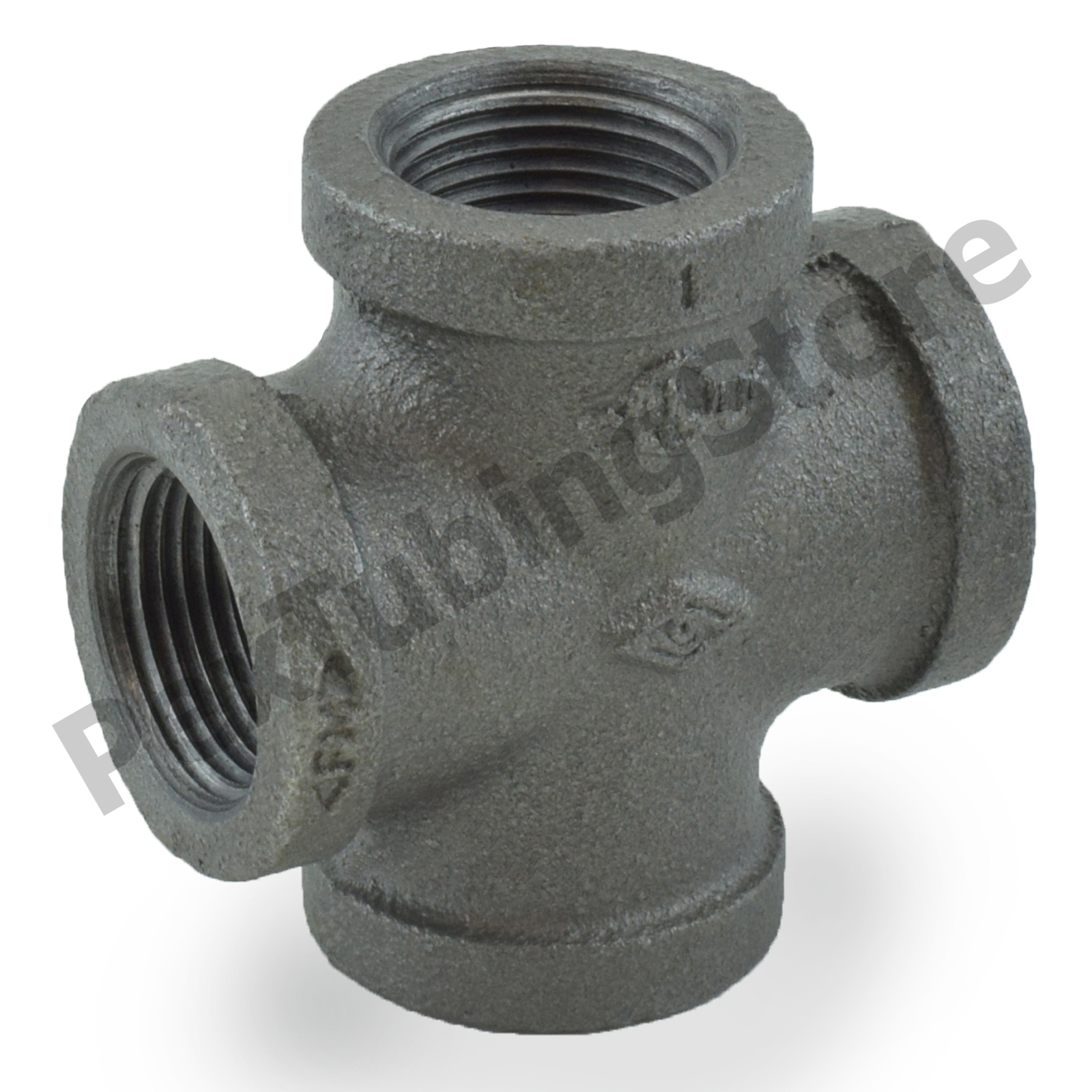 1/2″ Threaded Black Malleable Iron Cross Fitting
