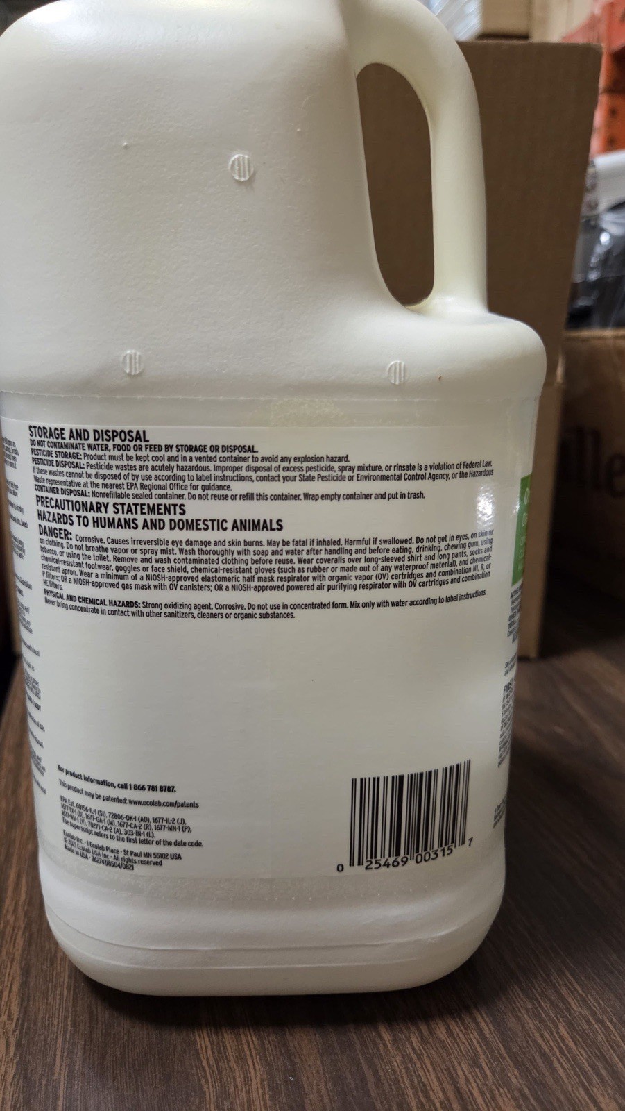 Ecolab Oxycide Daily Disinfectant Cleaner 6000189, 96oz-2pk