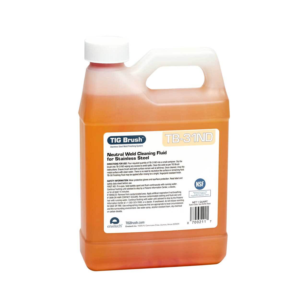 Ensitech C0031-001Q TB-31ND Neutral Weld Cleaning Fluid 1 Quart Non Dangerous