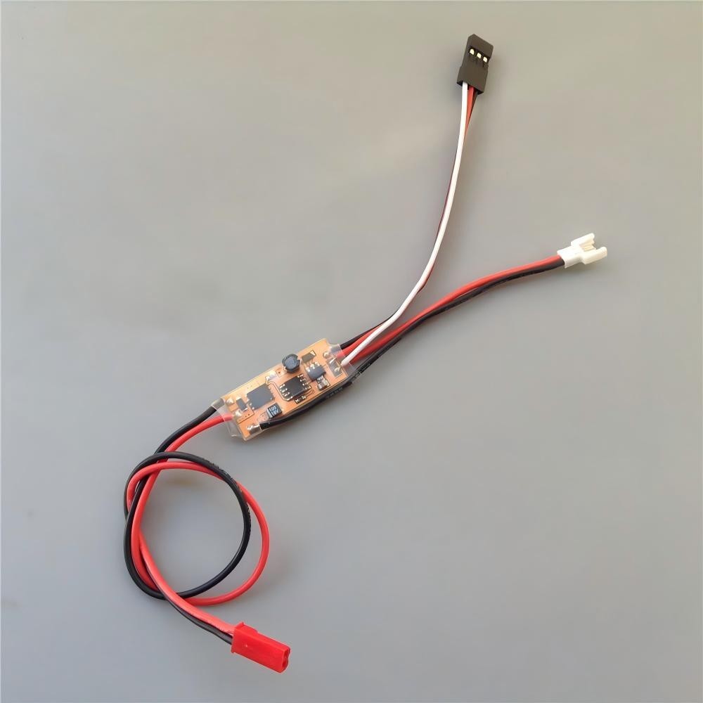 12A 1S 3.7V Brushed ESC One-Way with BEC Boost to 5V 600mA 3-6V PWM Control