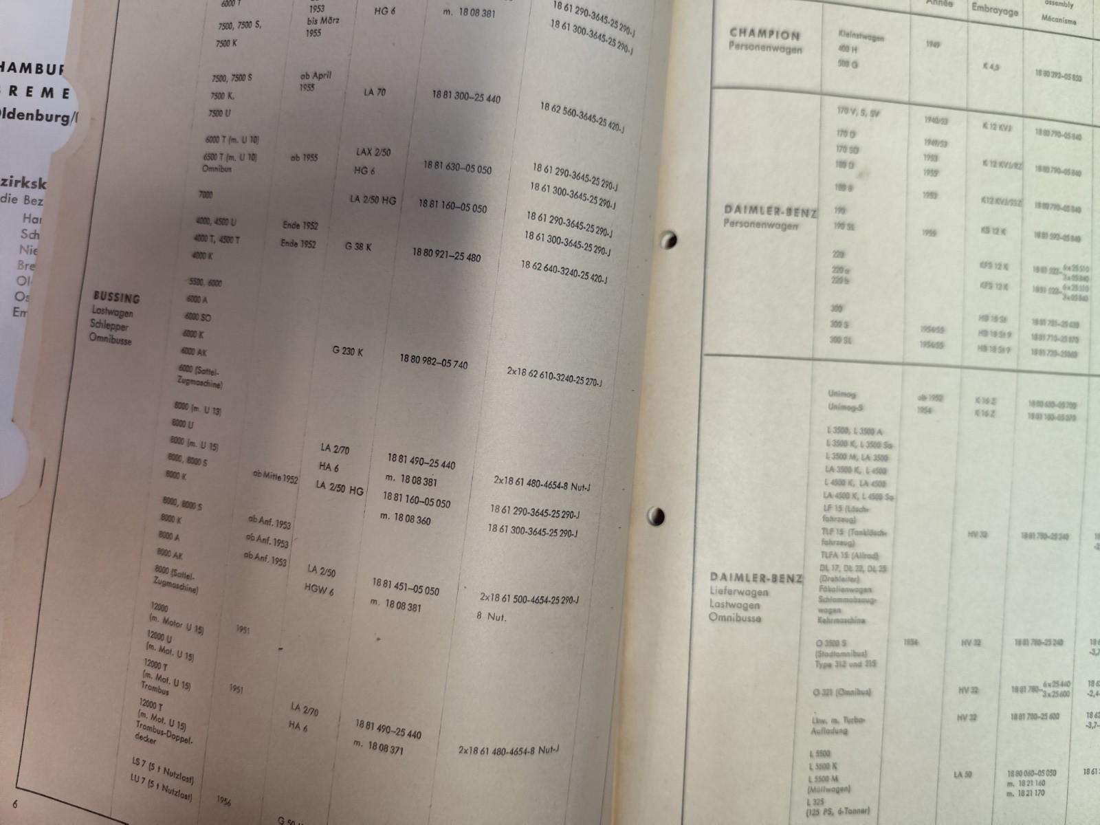 Fichtel & Sachs Hermann Schmidt catalogue FL 56 for example truck and bus commercial vehicle MK9