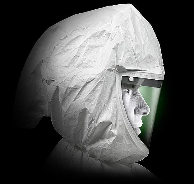 New 3M H-410-10 Replacement Hood with Collar Tychem QC 07037 PAPR Headcover