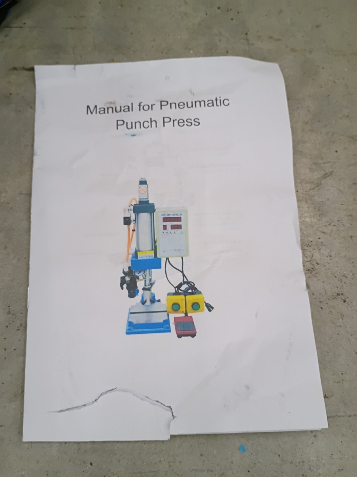 200KG/440LBS Pneumatic Punch Press Machine Business Industry Equipment