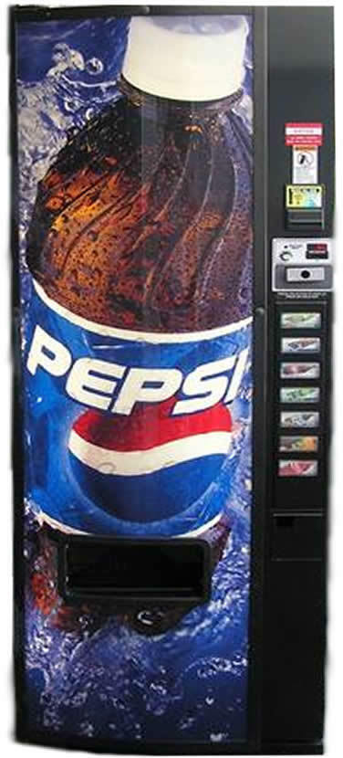 (1) SODA VENDING MACHINE 12 oz can “Nehi Peach” Vend Label (Flavor Strip)